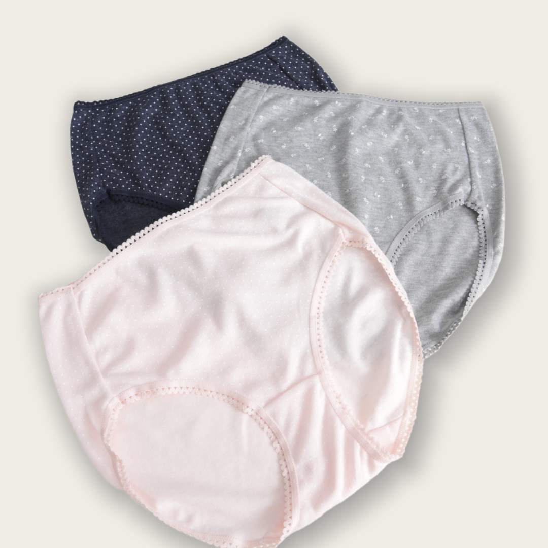 【6条装】女士高腰内裤02615三角内裤高腰保暖亲肤舒适