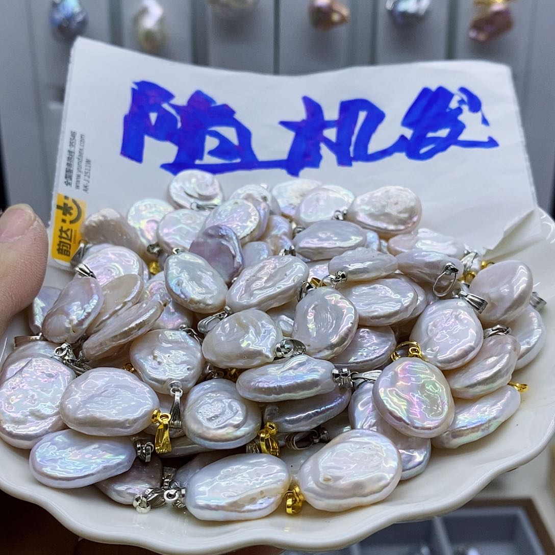 颈饰合金淡水珍珠