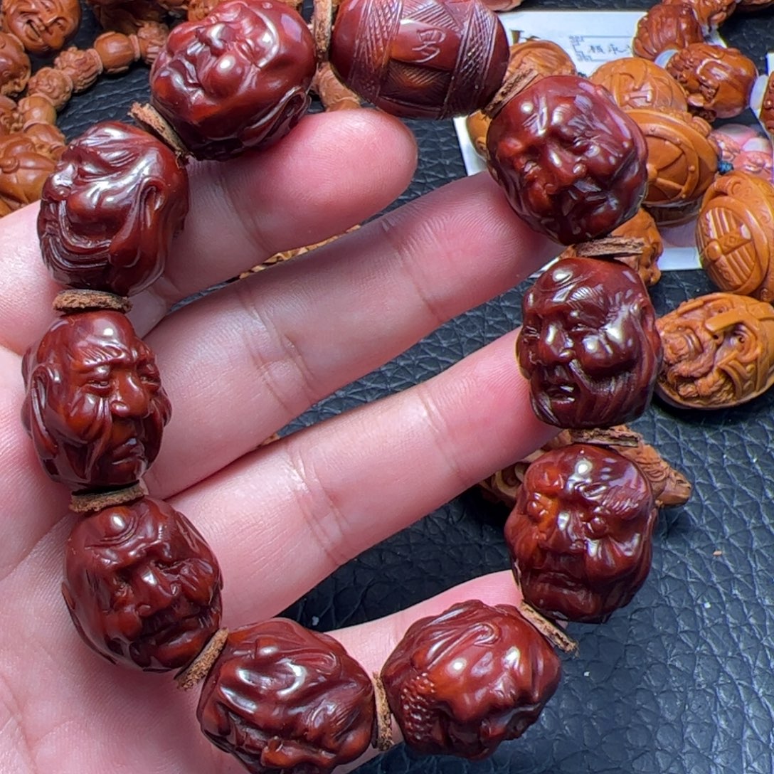 D***S橄榄核手串/手链卓豪十八罗汉