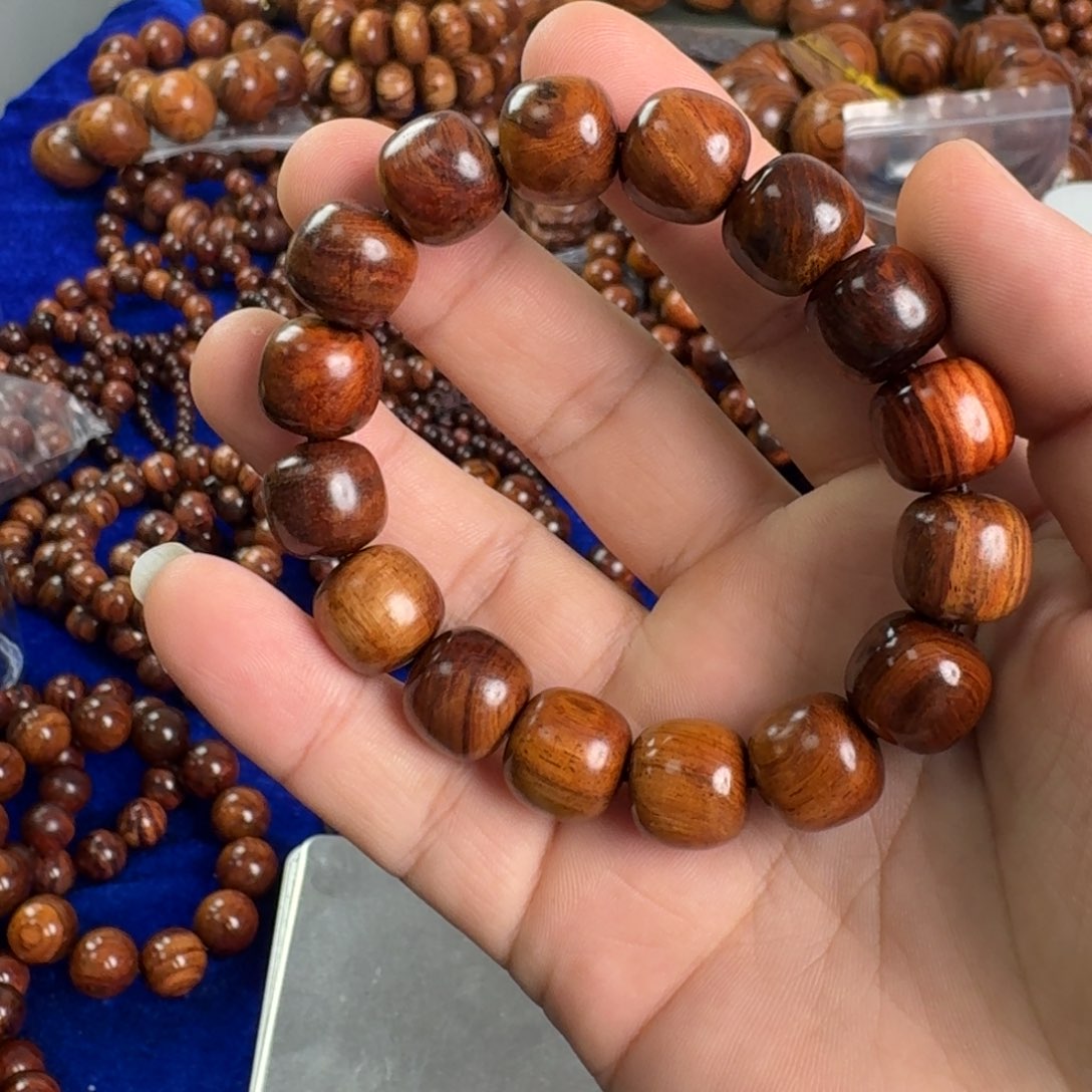 黄花梨/降香黄檀手串/手链1314规格家具料海黄手串