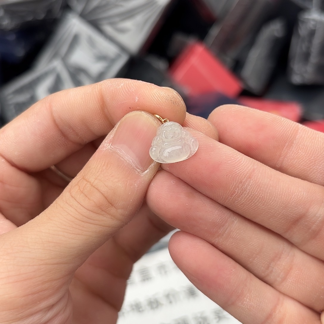 翡翠戒指银S925镀金镶嵌