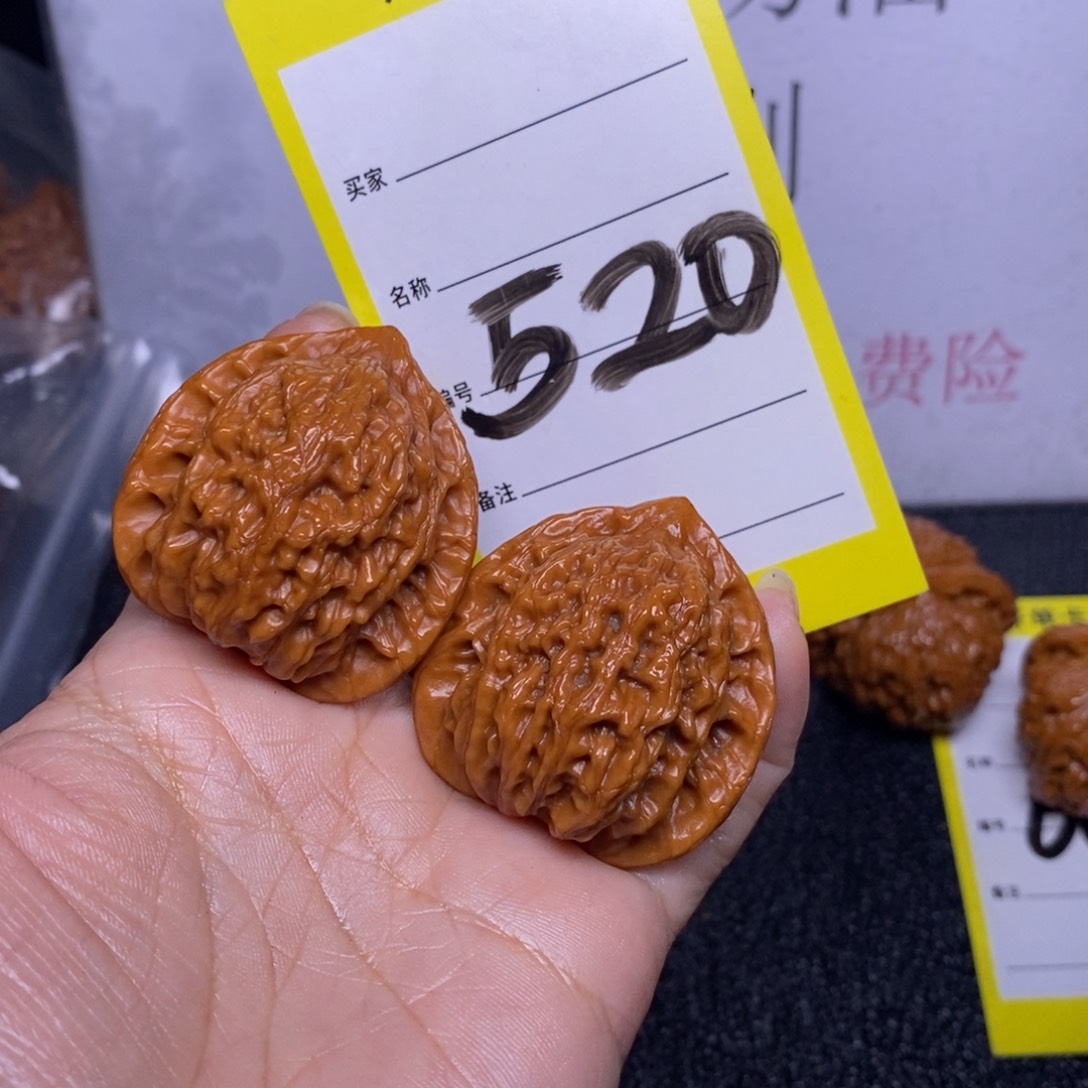 文玩核桃把件520/37公子帽