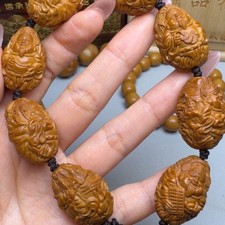 手串/手链橄榄核九龙财神