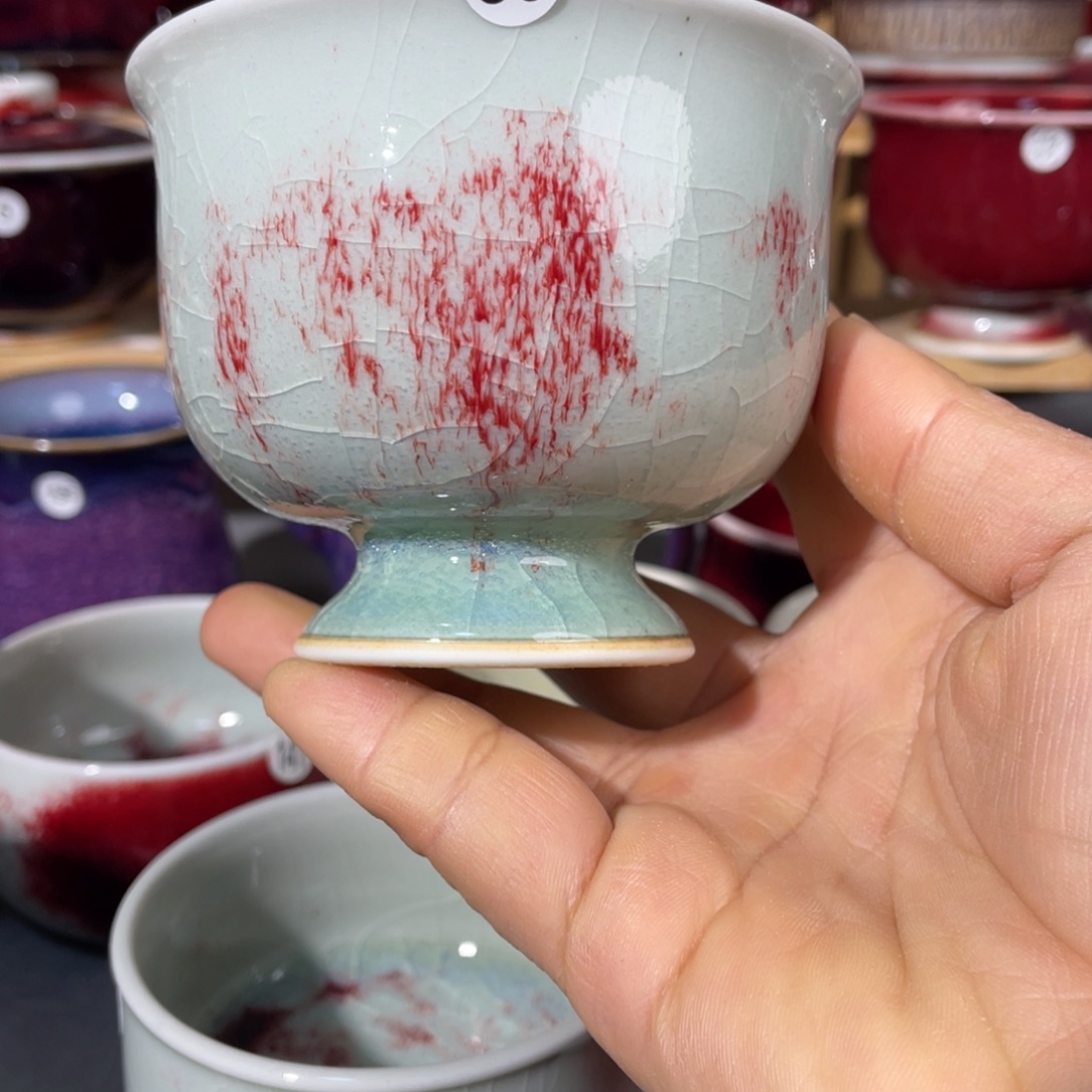 瓷片纯手工制作……微微瑕