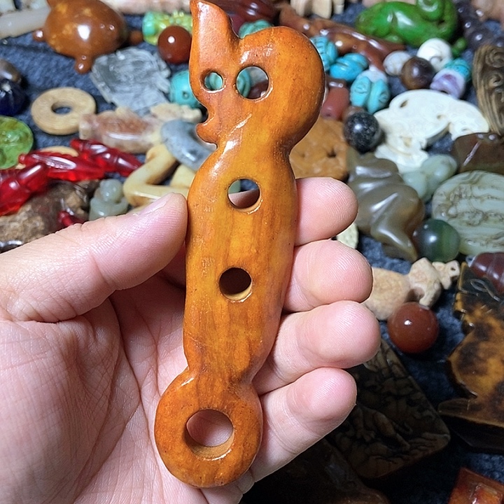 和田玉未镶嵌颈饰17