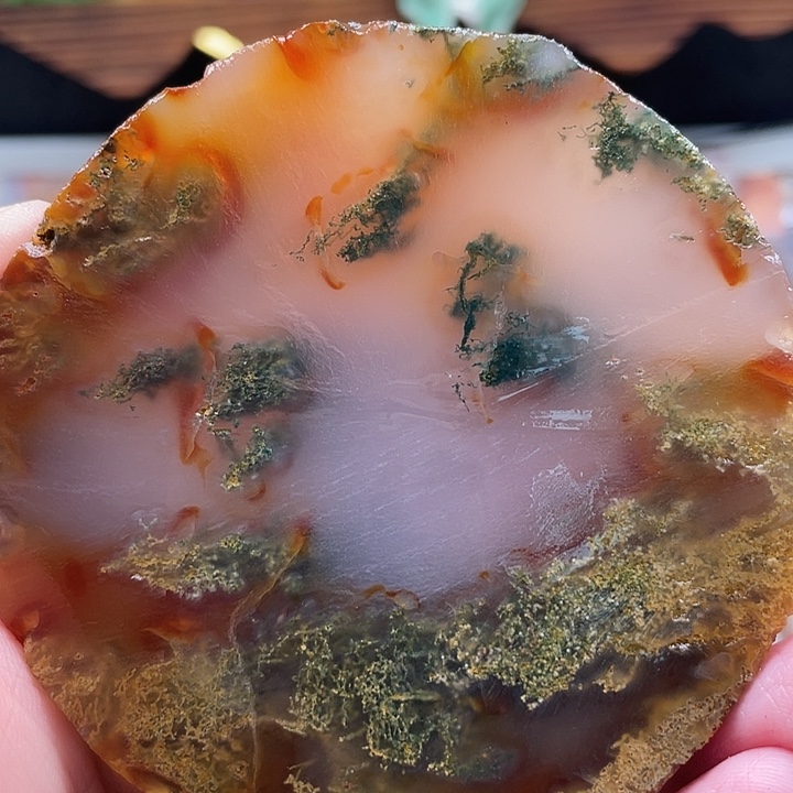 秋***叶定制玛瑙定制手镯不退不换圈口56