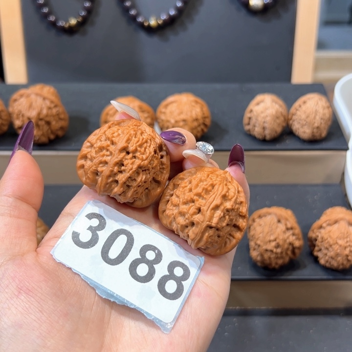 文玩核桃吊坠37全品白狮子文玩核桃