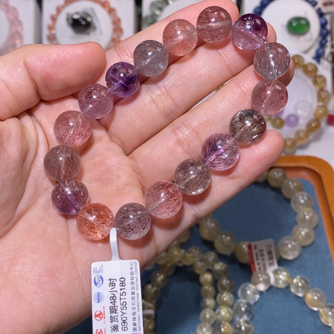 【闪购商品】水晶手串未镶嵌仙女超七12.2mm