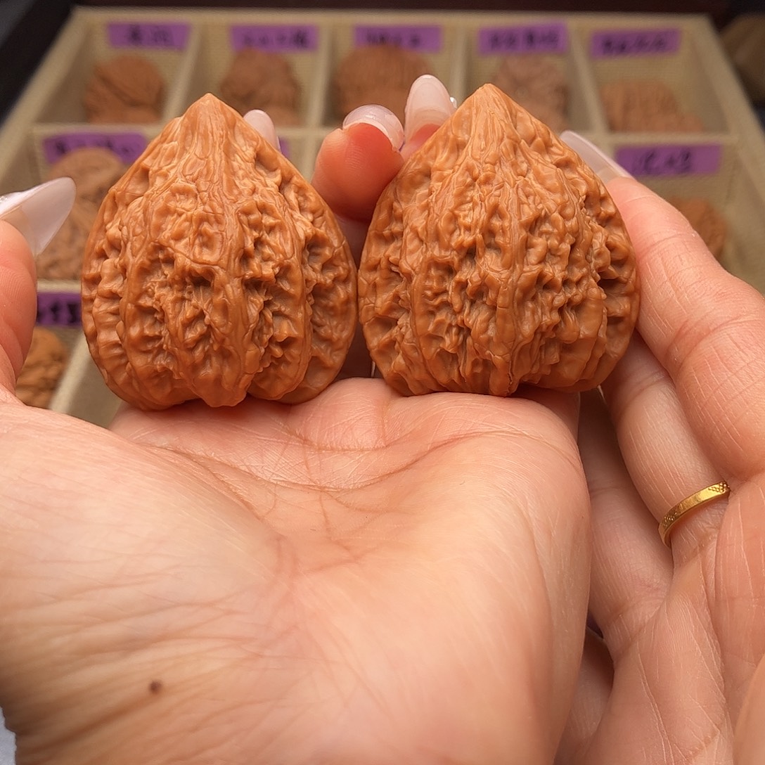 吊坠文玩核桃三角磨盘40