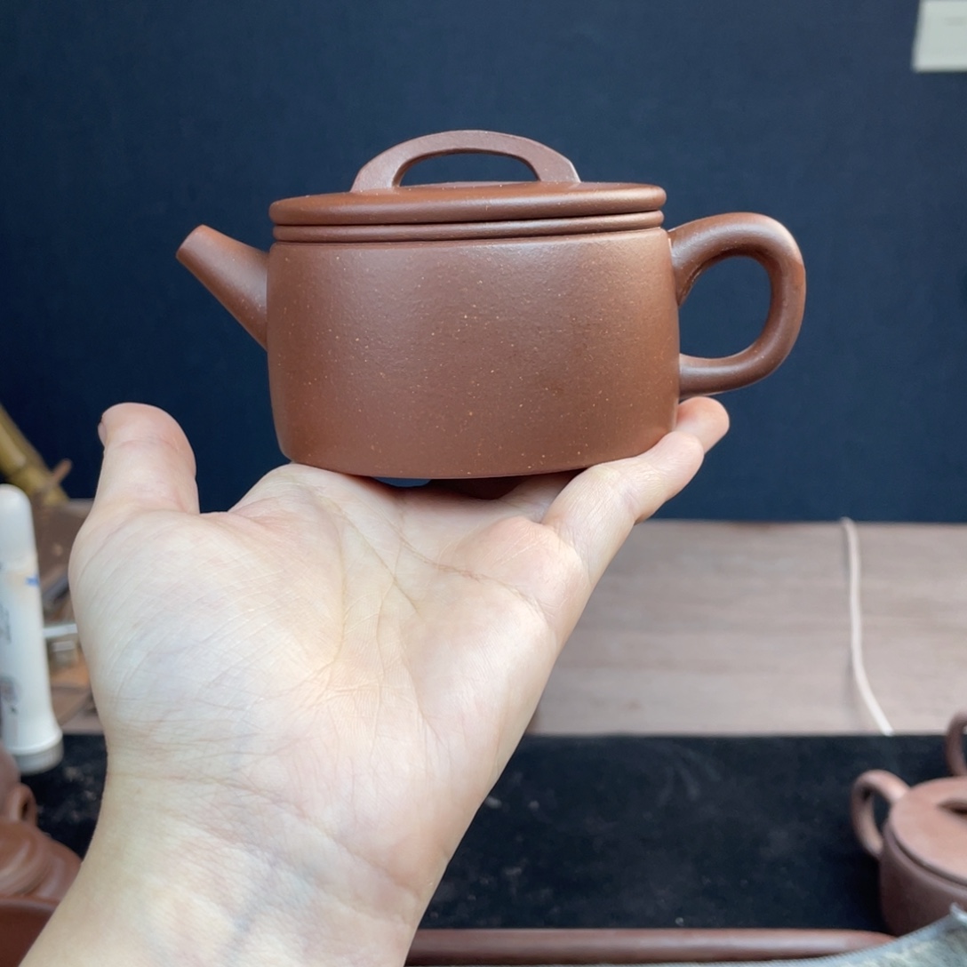 紫砂茶壶全手工底槽清汉瓦200cc