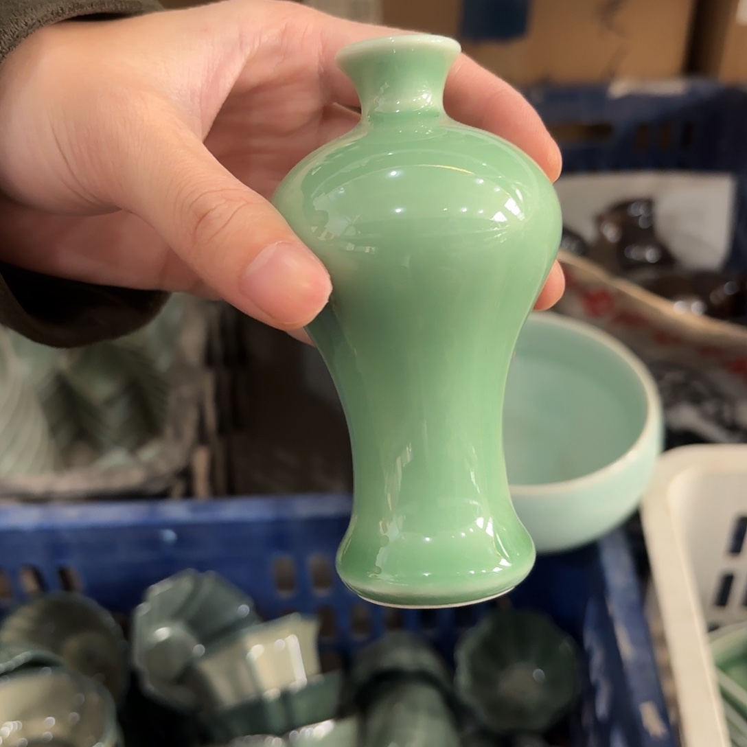 龙泉云间青瓷小米茶器
