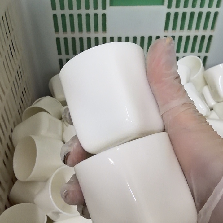 高端羊脂玉茶杯两个一组