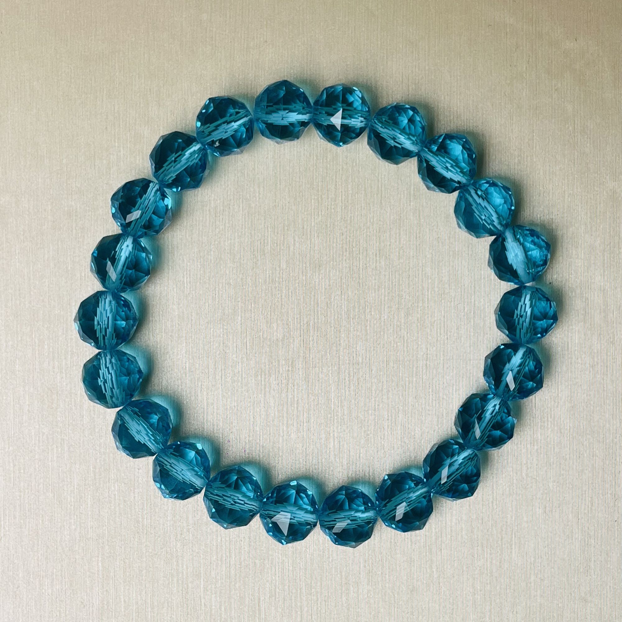 【锦希优选】F543-1钻切天蓝手串多样性发一件