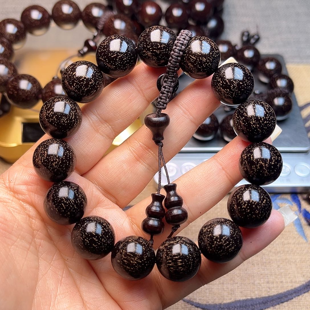 檀香紫檀（小叶紫檀）1.5 15颗爆星