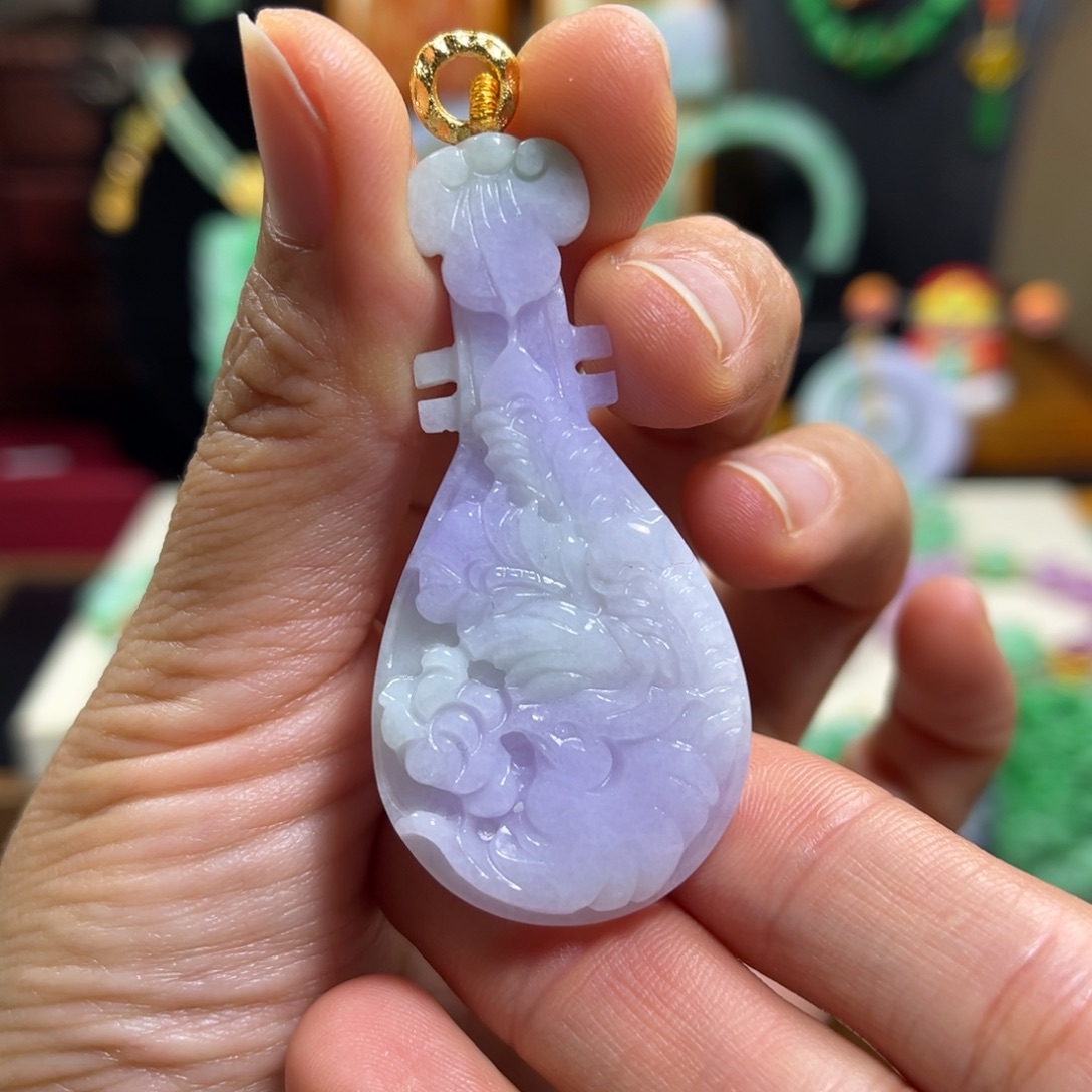 翡翠未镶嵌颈饰天然翡翠