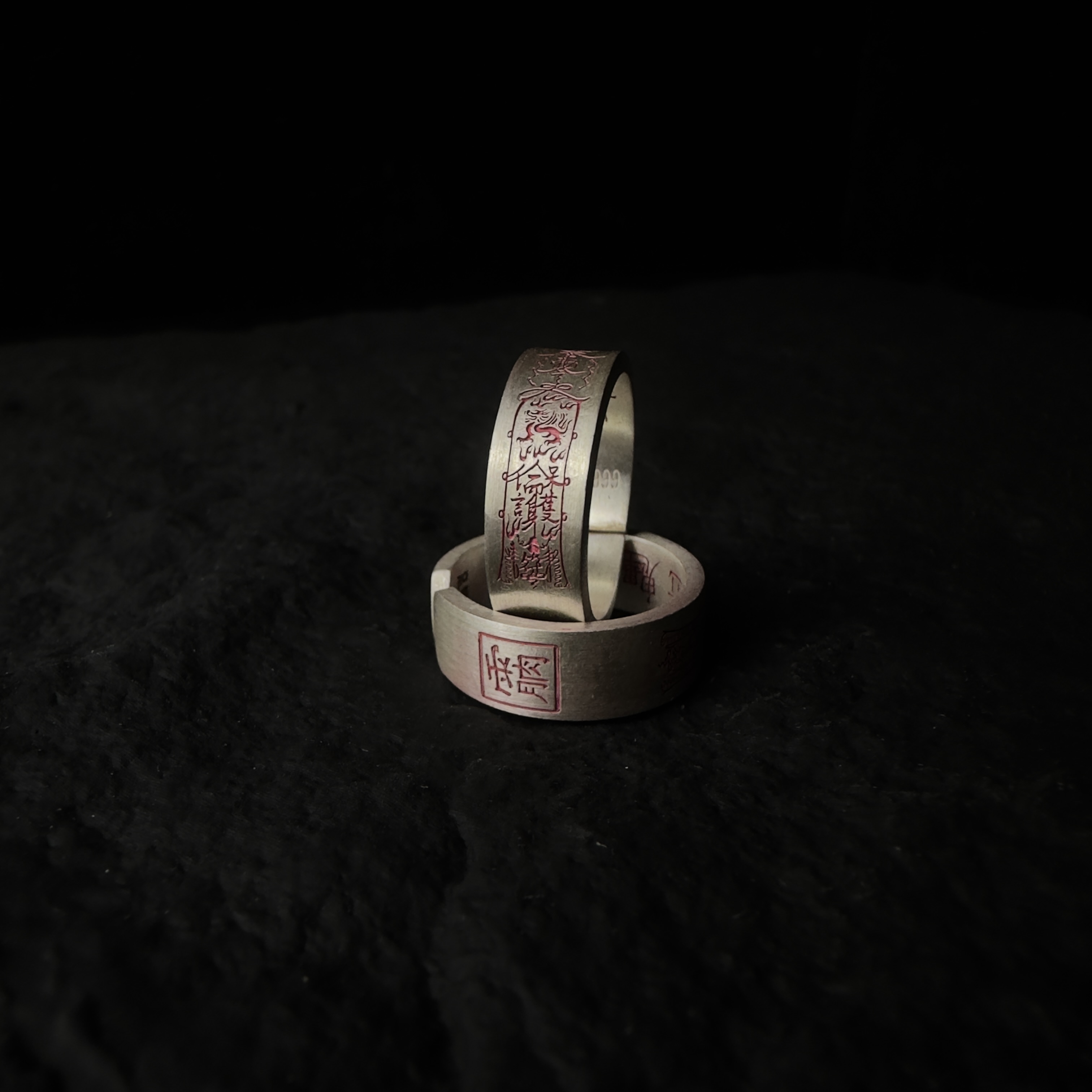 足银戒指 「道系」s999-护身麒麟