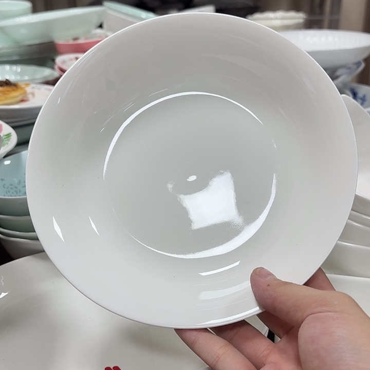 20cm汤盘白胎。       