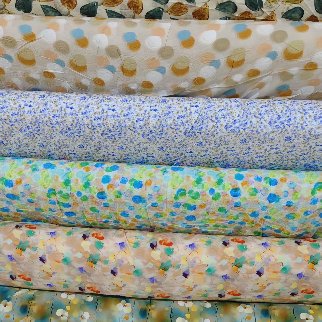 【拍一发三】宥芈丝绸棉面料时装服装面料连衣裙面料MM 2