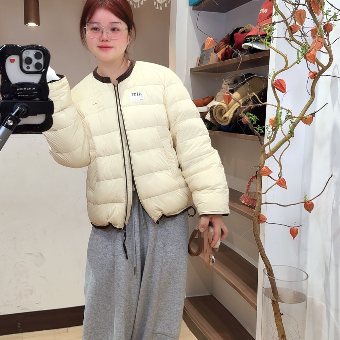 1205直播间原创羽羽外套可溯源可穿到200斤
