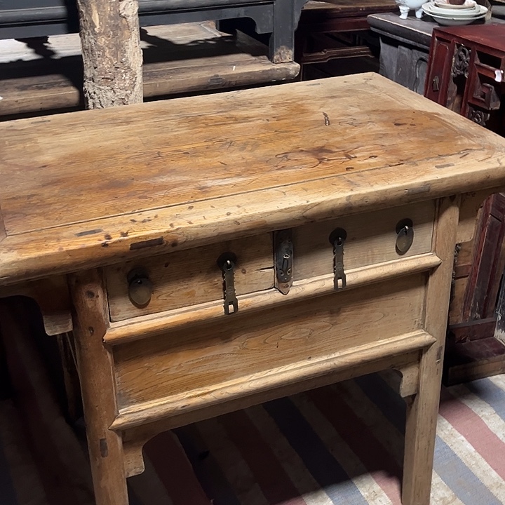 加厚款楸木榆木包邮桌子