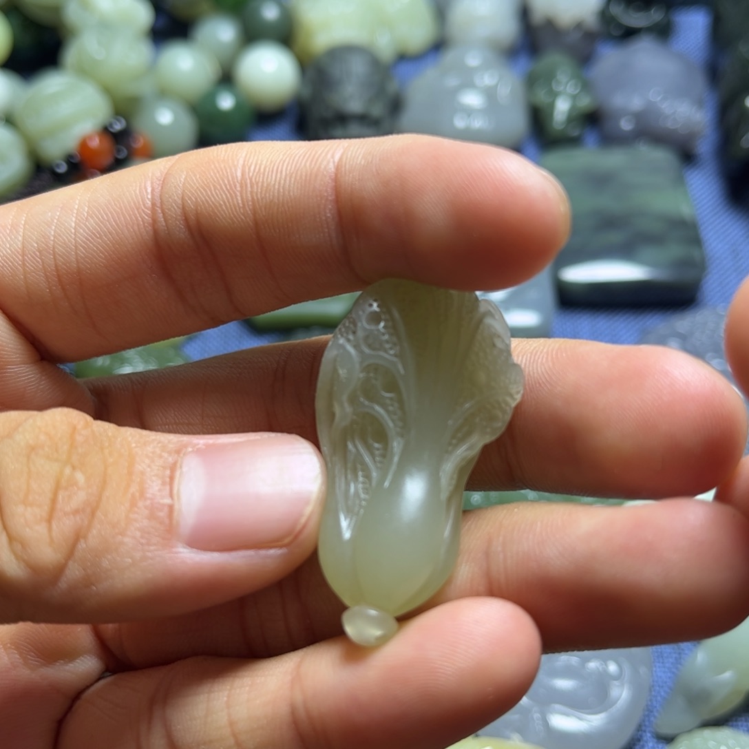 月***宝和田玉未镶嵌挂件