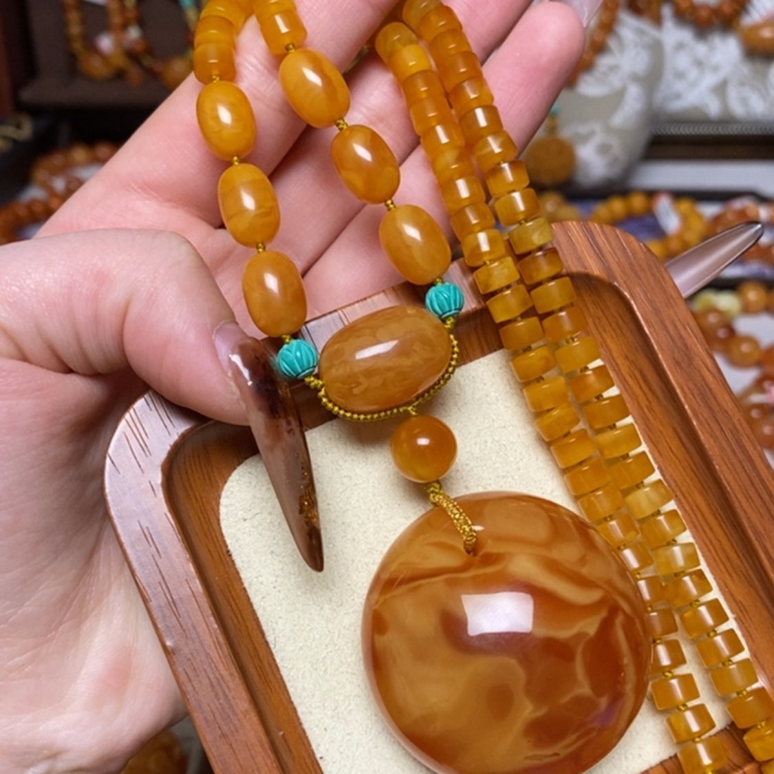 【闪购商品】手链蜜蜡未镶嵌项链