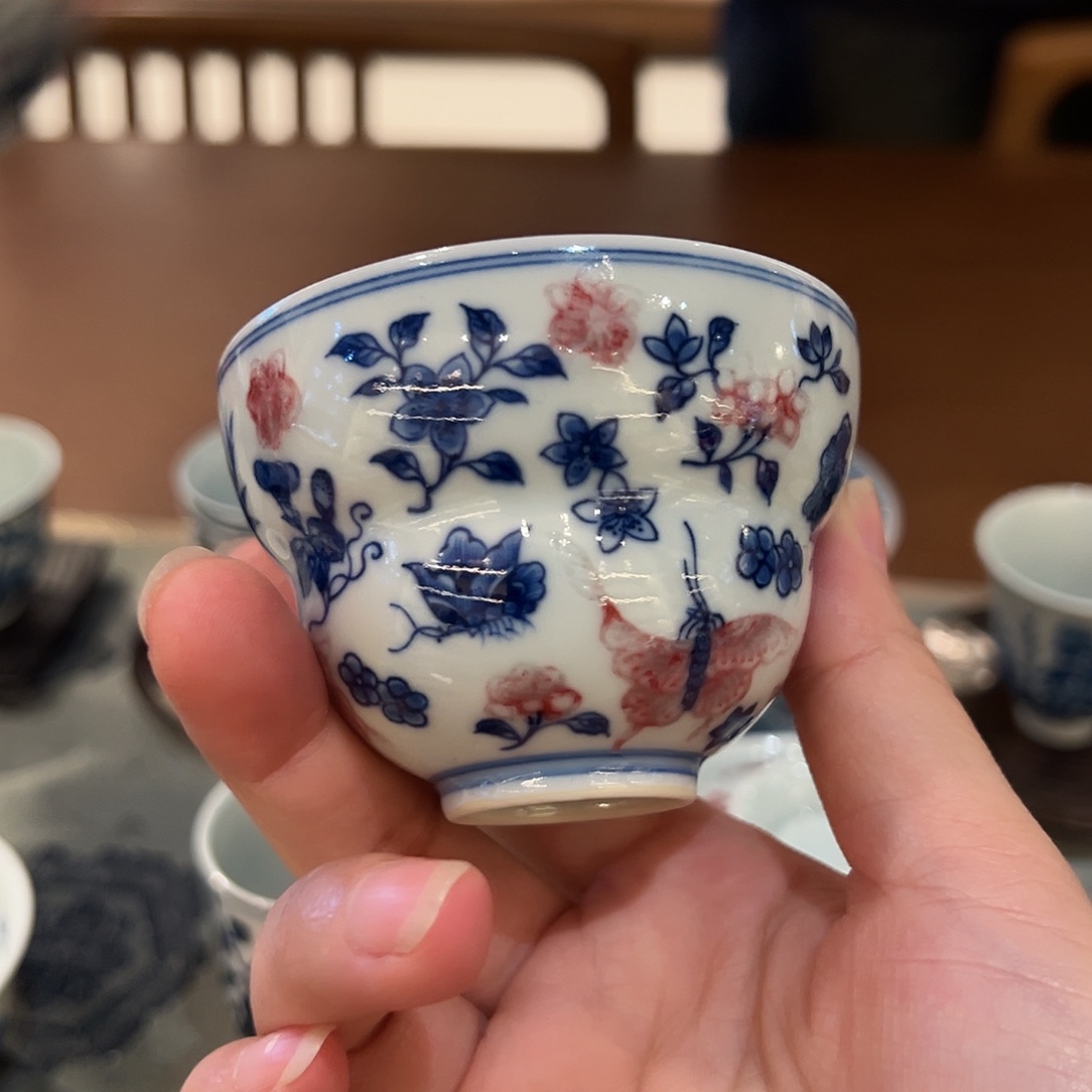 n**a微瑕臻玉古坊原矿釉里红