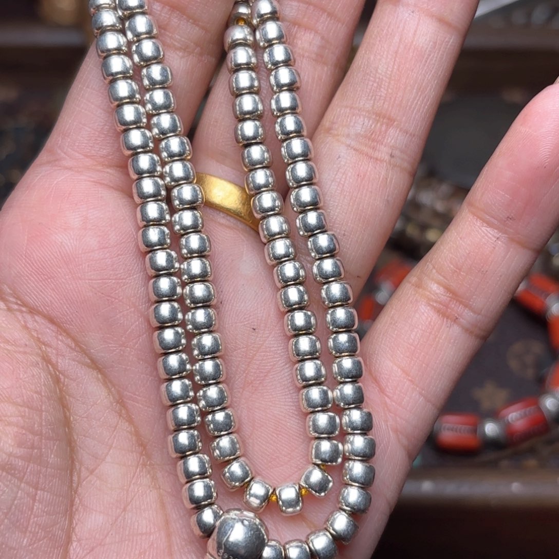 铜星月的菩提吊坠