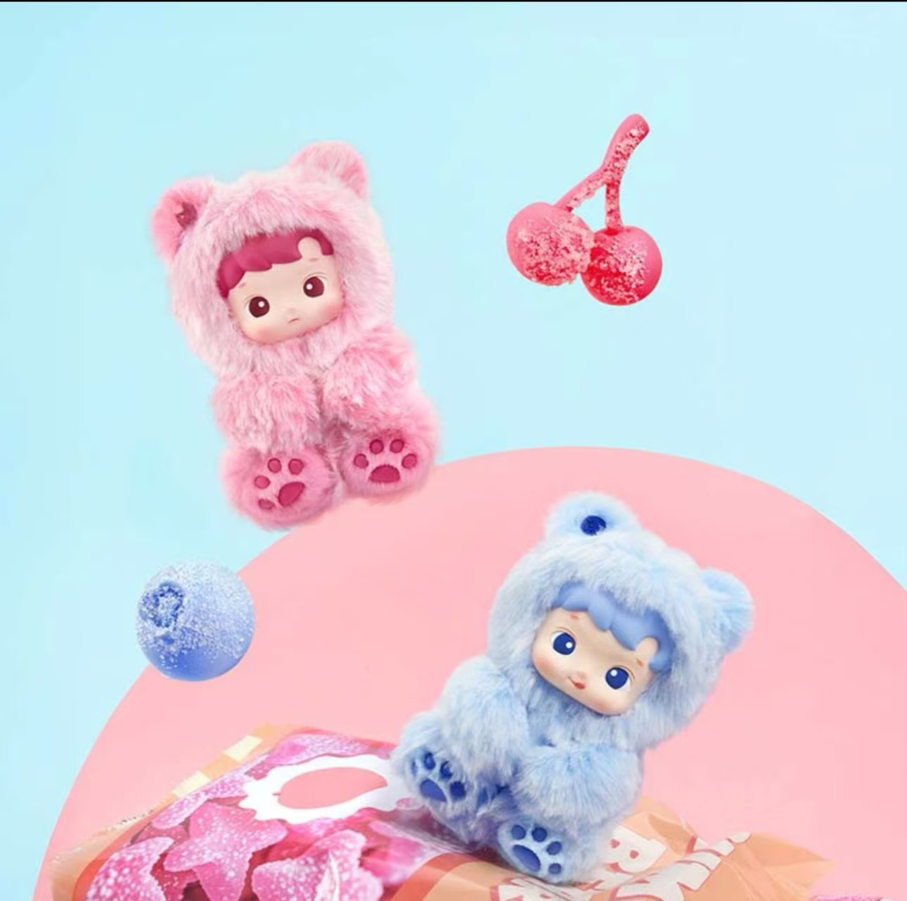 【踩尾后一/二】HACIPUPU小熊软糖搪胶毛绒系列盲盒