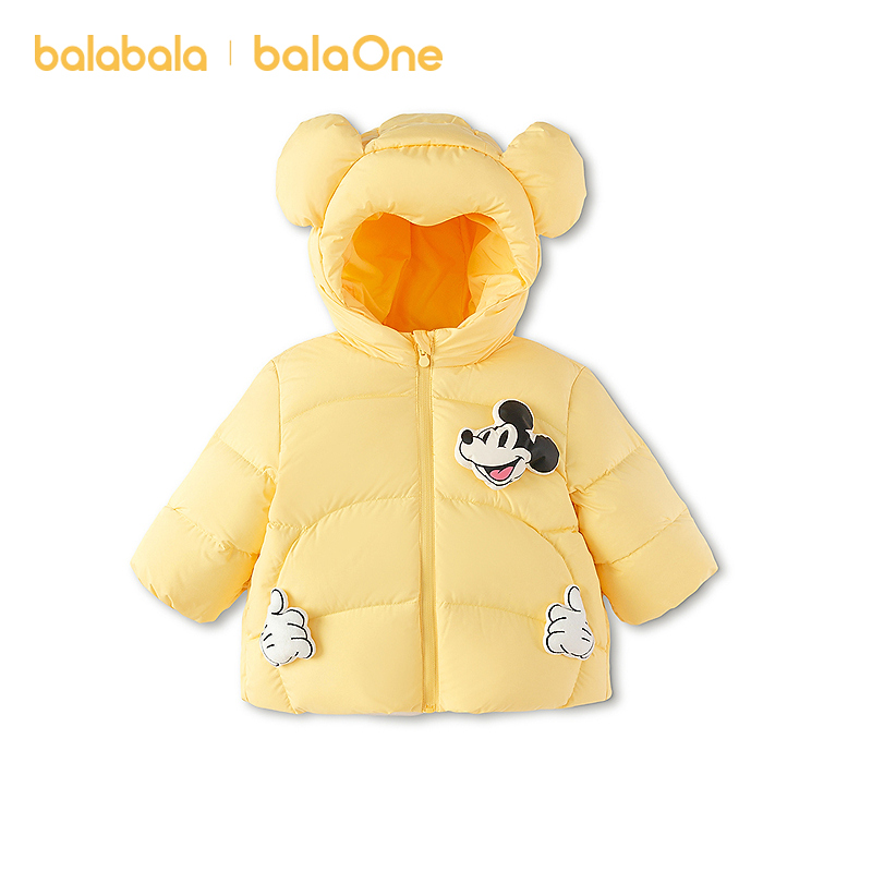 【迪士尼IPbalaOne】巴拉巴拉儿童羽绒服男女童冬装2025新款外套