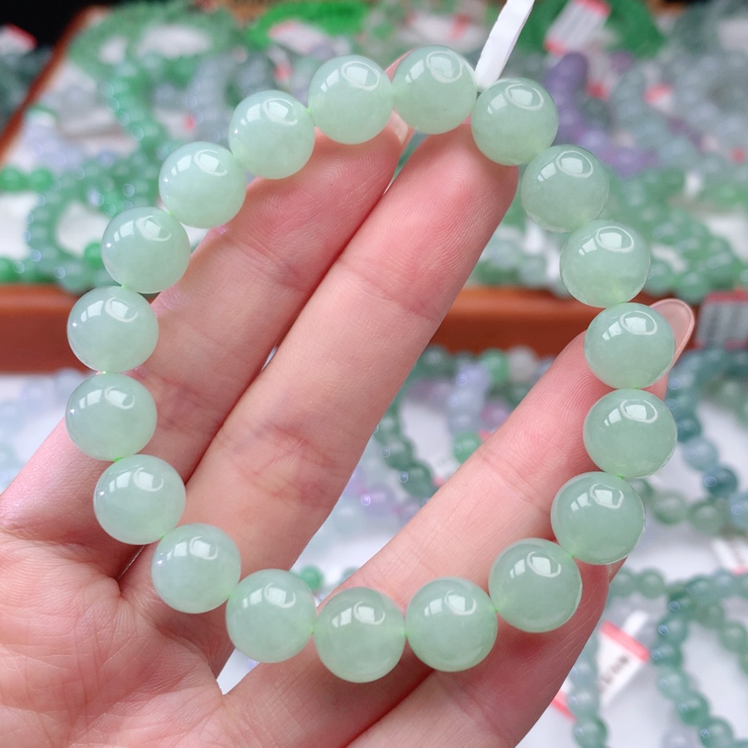 翡翠手链未镶嵌翡翠10mm