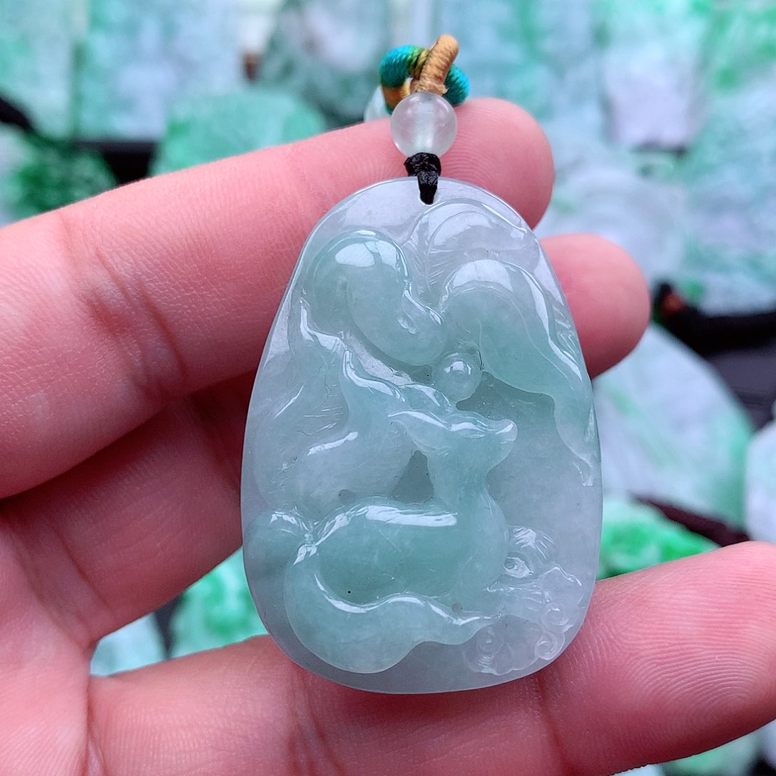 翡翠吊坠(不含链)未镶嵌