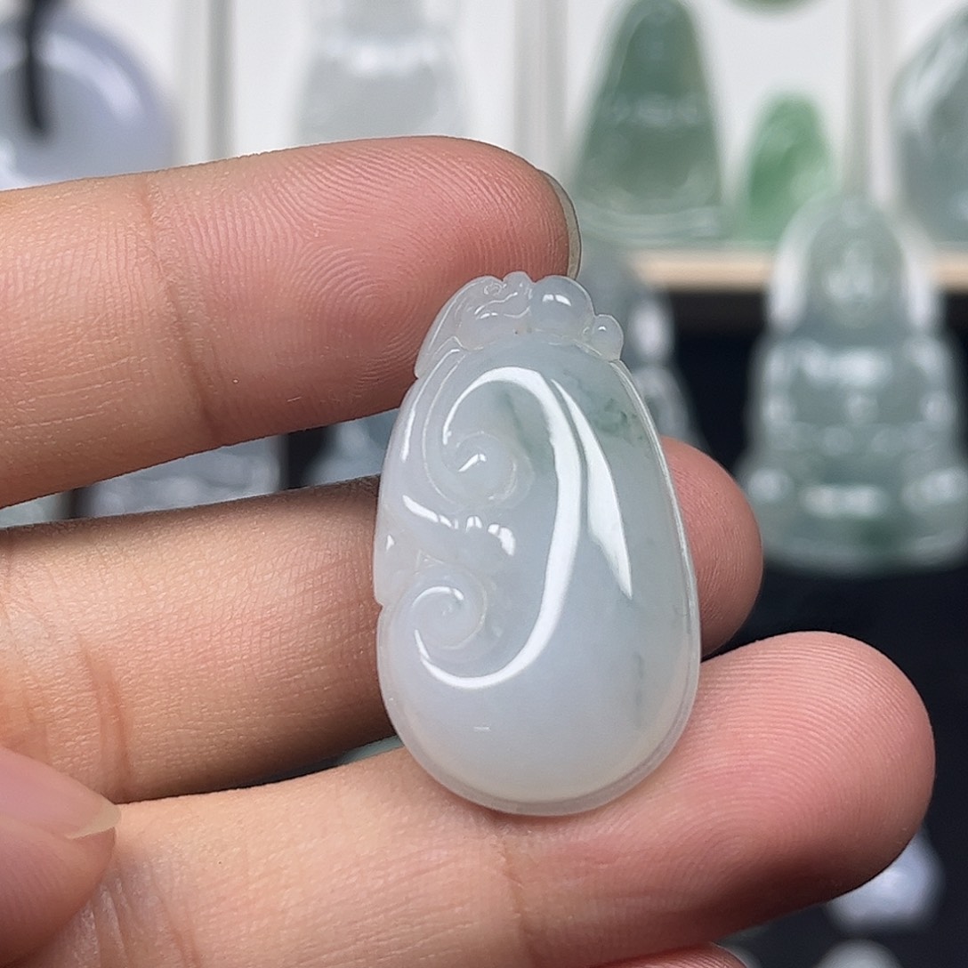 颈饰未镶嵌翡翠缅甸翡翠