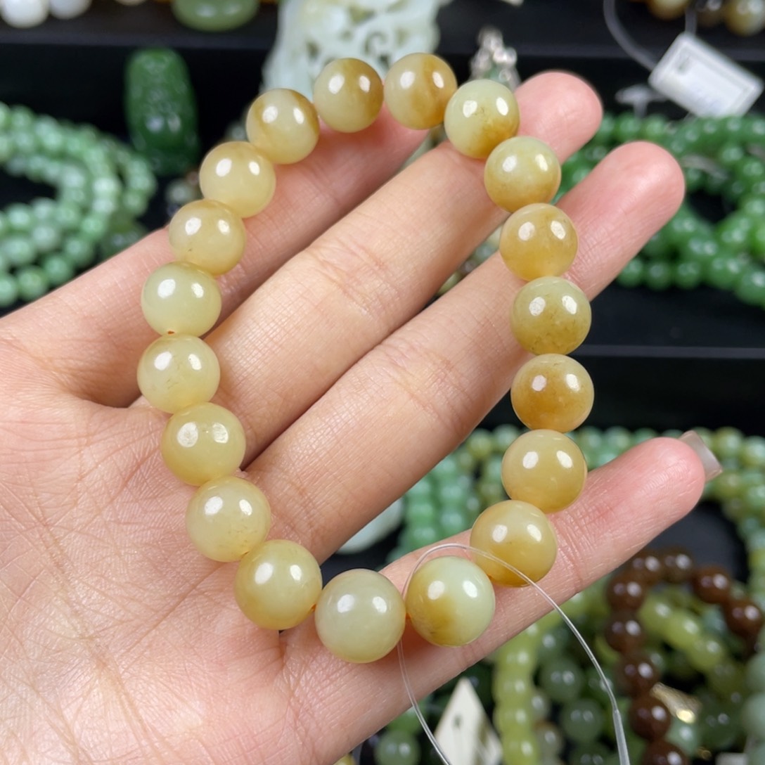 未镶嵌手串和田玉用****6