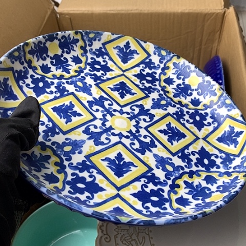 盘陶瓷制品满25拼单发货默认微瑕