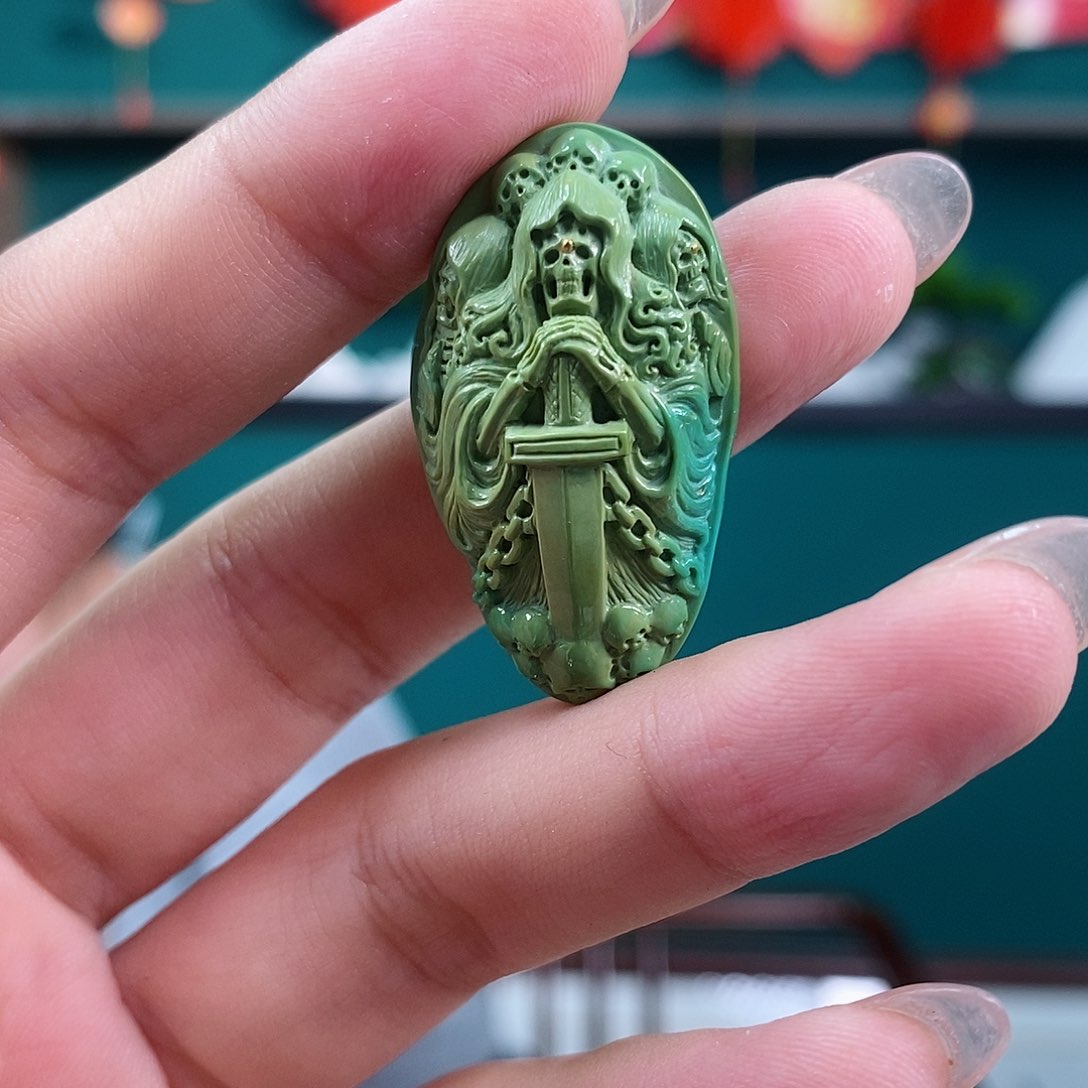 绿松石珠宝奇石未镶嵌