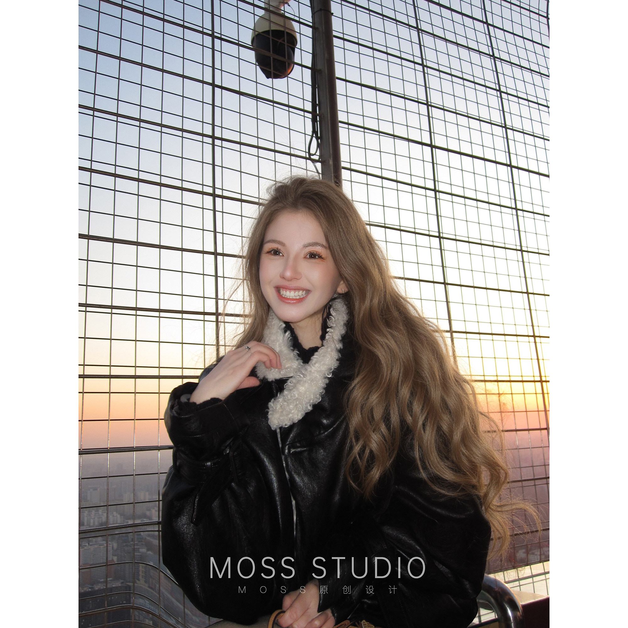 MOSS STUDIO 12.30 14:00上新【马德里冬日】法式羊羔毛皮衣外套