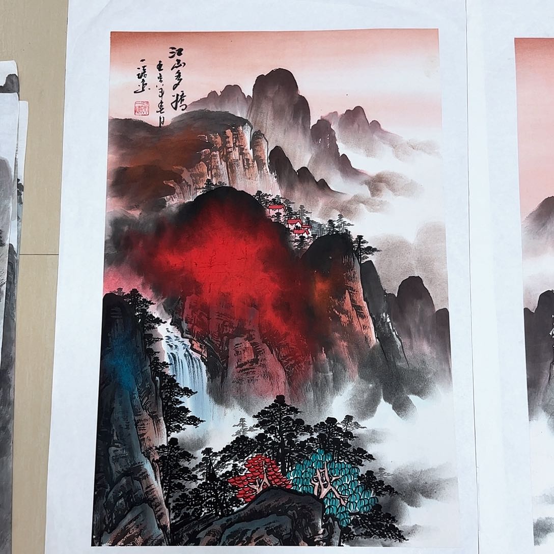 国画国画作品展。国画^_^