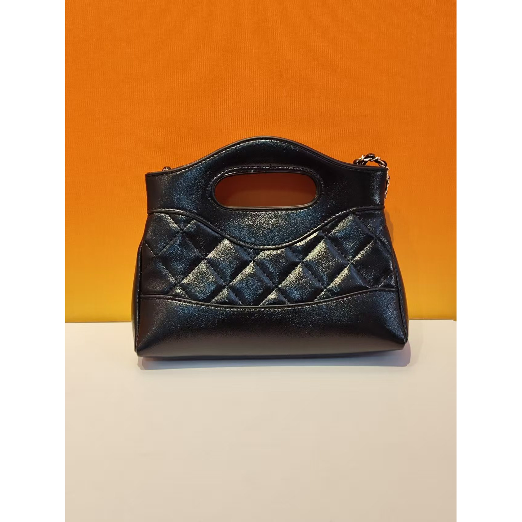 2025 新款时尚百搭3女包轻奢休闲黑色椭圆