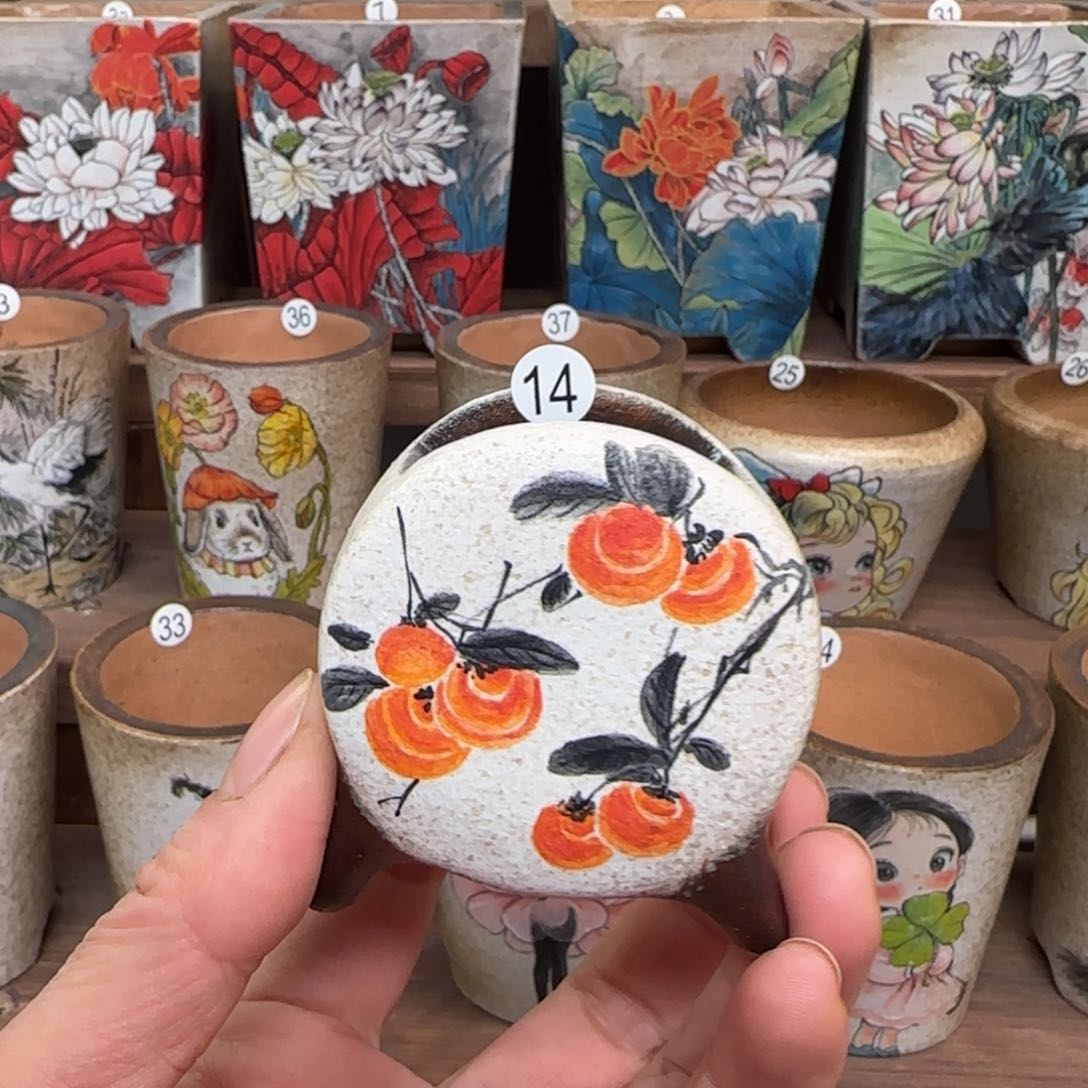 红陶内口2-3厘米左右