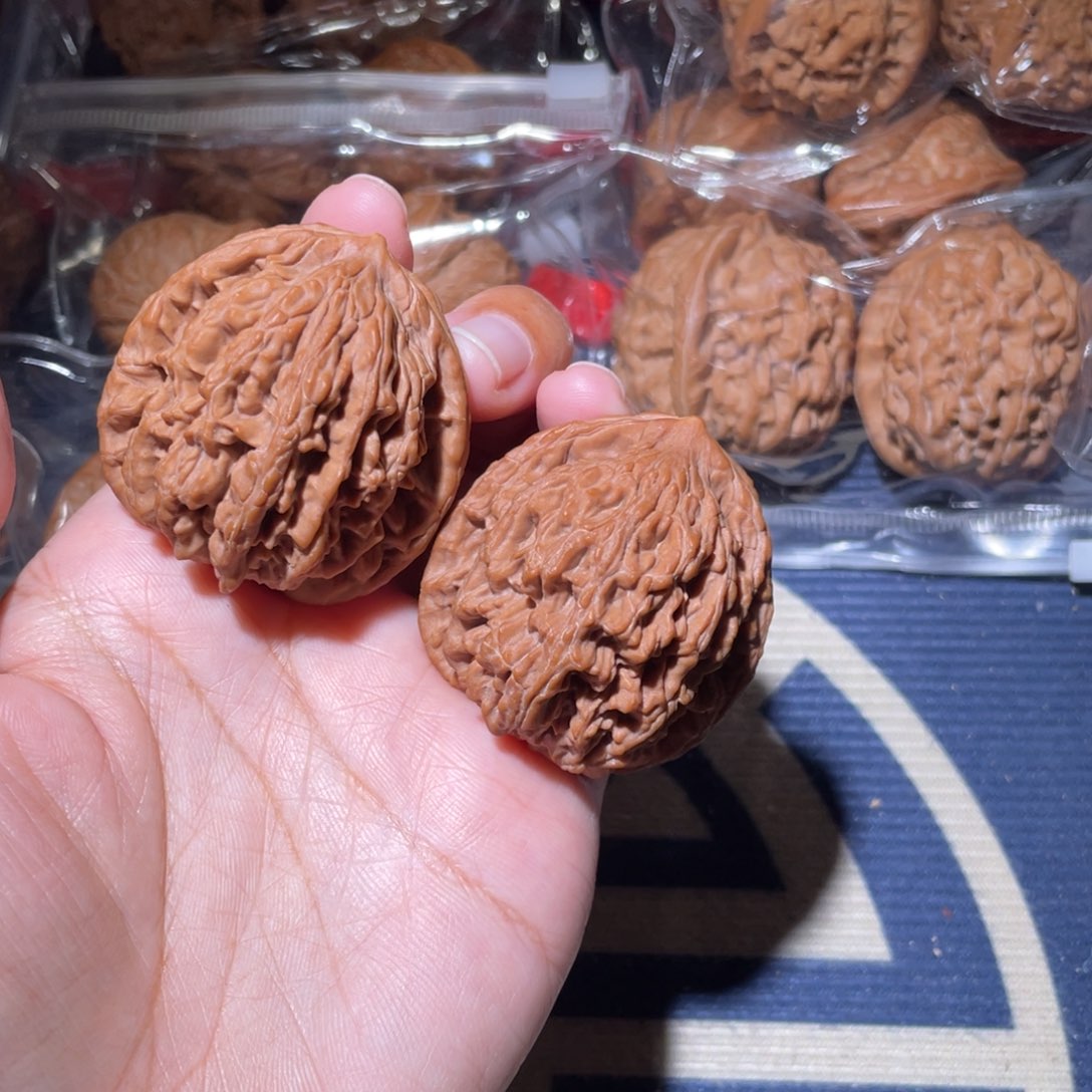 山***海文玩核桃吊坠山西虎头42