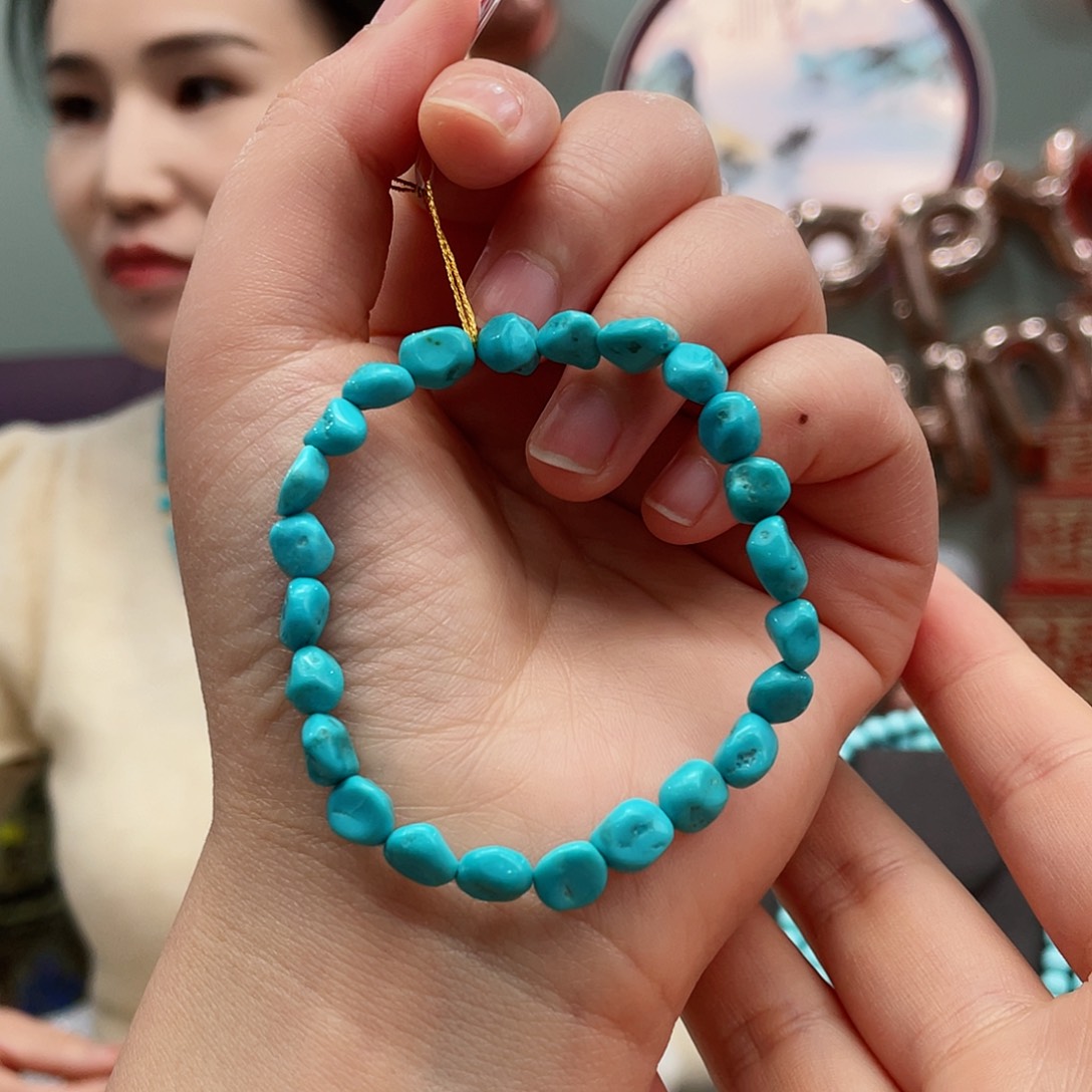 绿松石手串未镶嵌