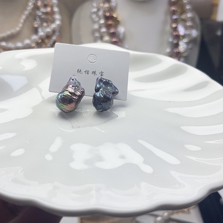 未镶嵌耳饰淡水珍珠【纯恬】