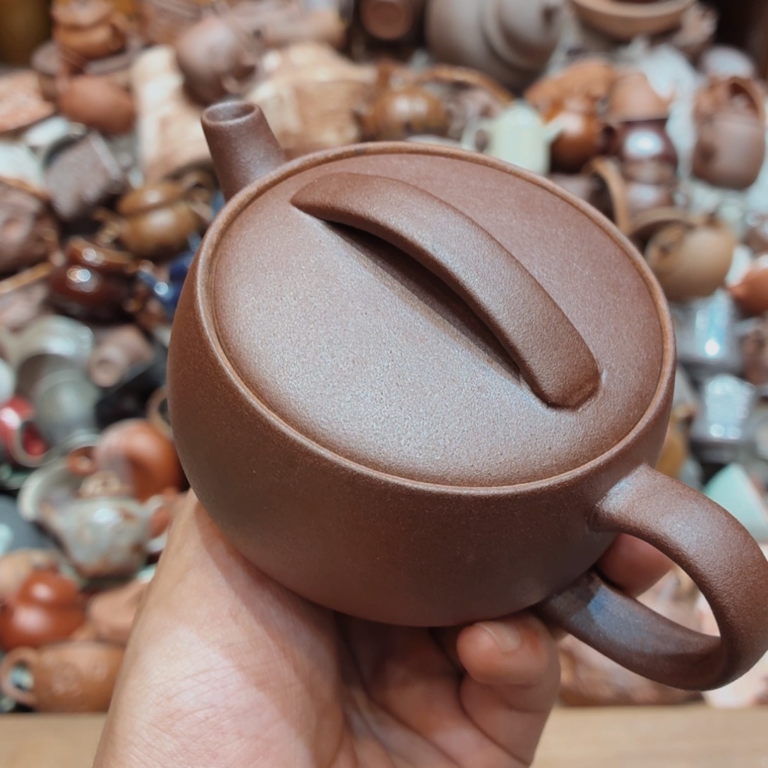 柴烧老岩泥高温茶器皿