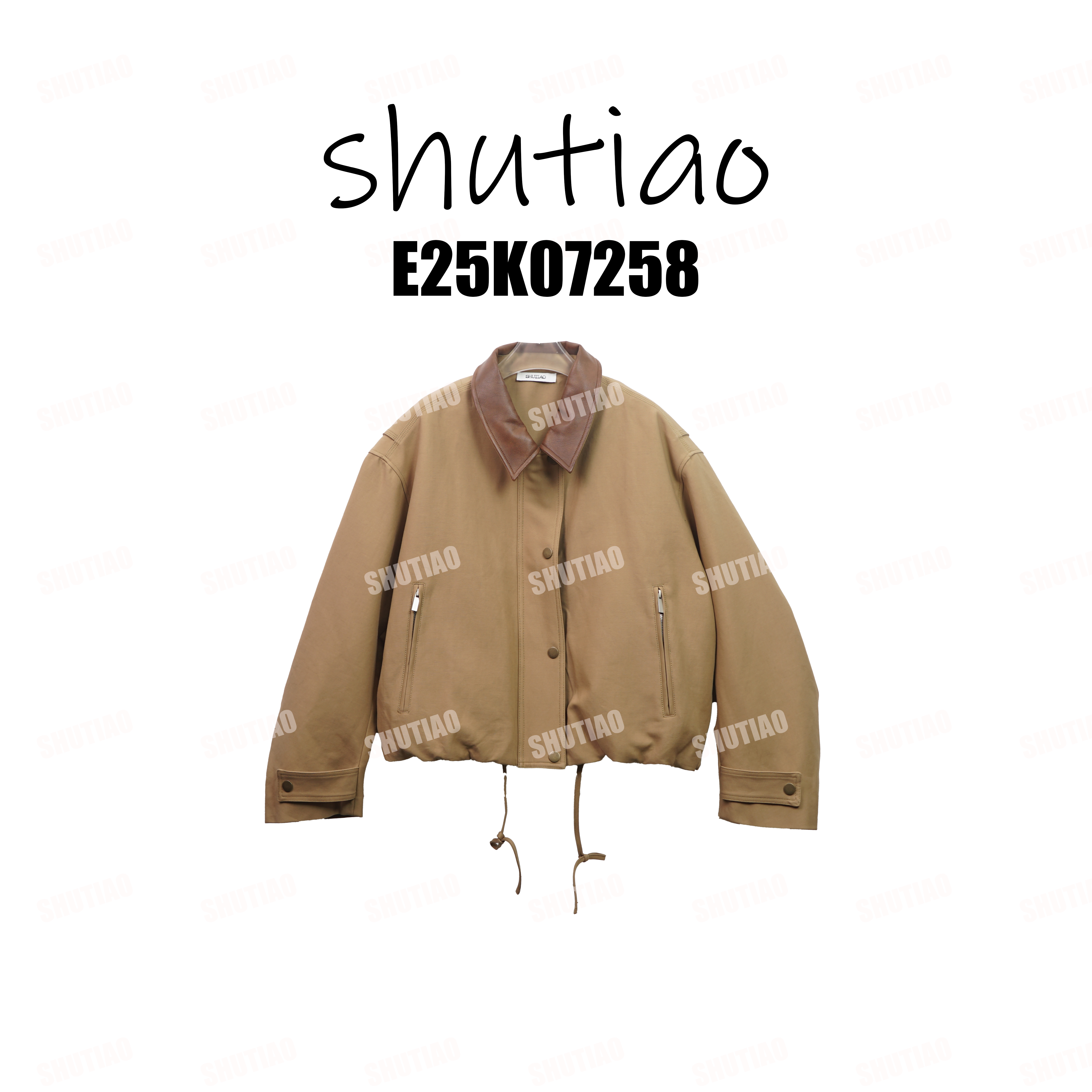 【SHUTIAO】2025秋冬：新款小众设计款外套E25K07258