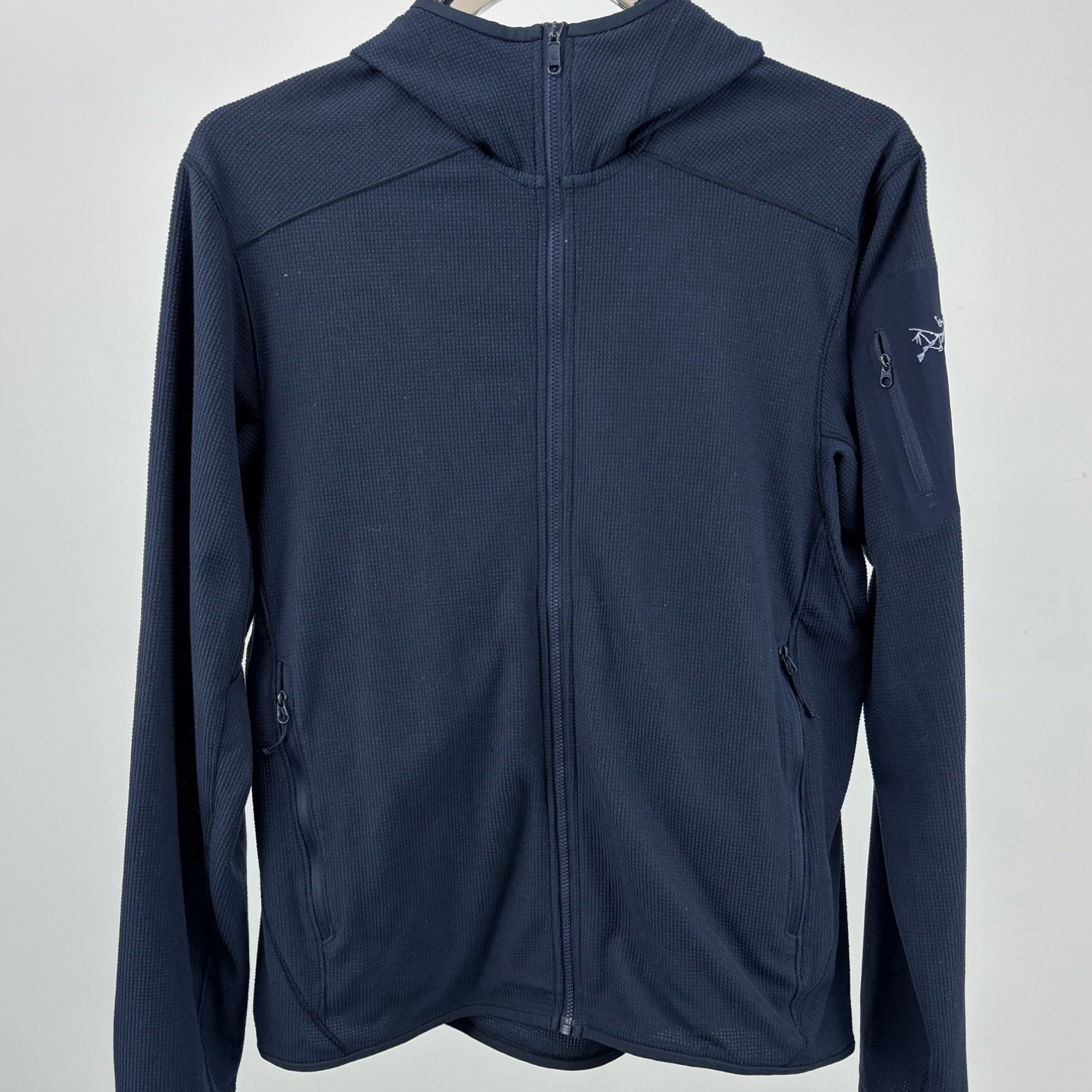 99新 ARC'TERYX/始祖鸟 始祖鸟DELTA LT连帽抓绒外套M码 14843