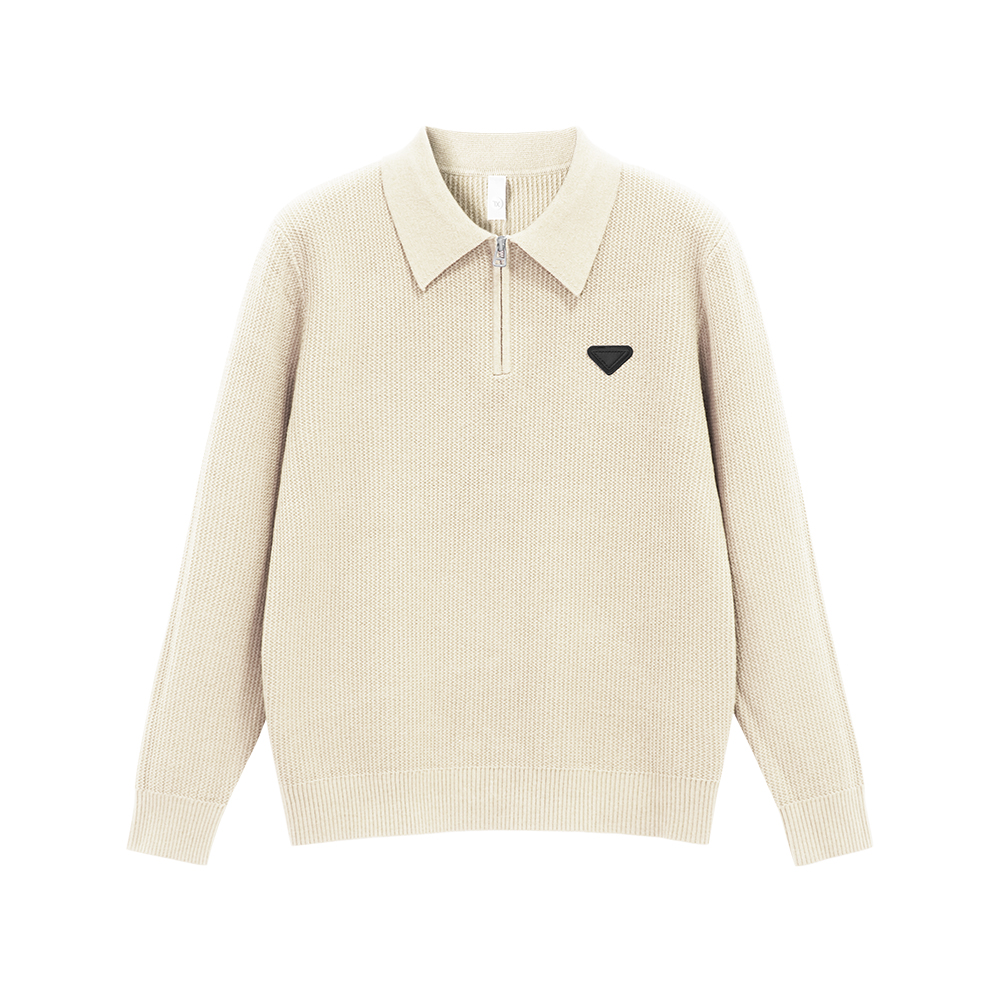 冬季可机洗加厚保暖长袖针织衫套头翻领毛衣商务休闲针织衫#8885