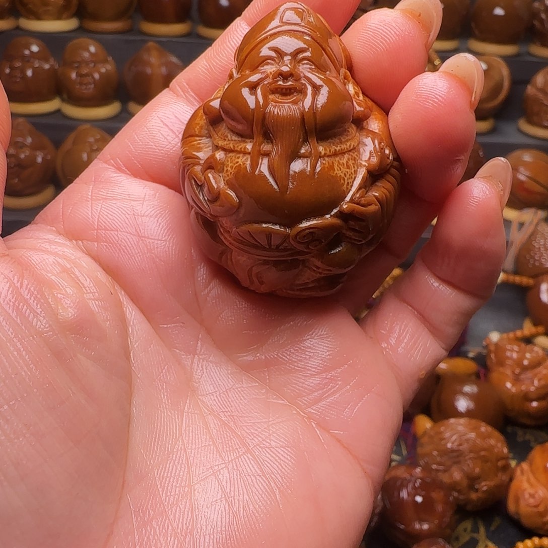 专***毂手串/手链橄榄核财神3.9对