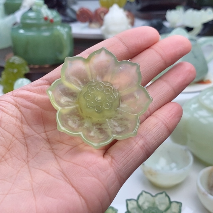 岫玉四大名玉香插未镶嵌翔