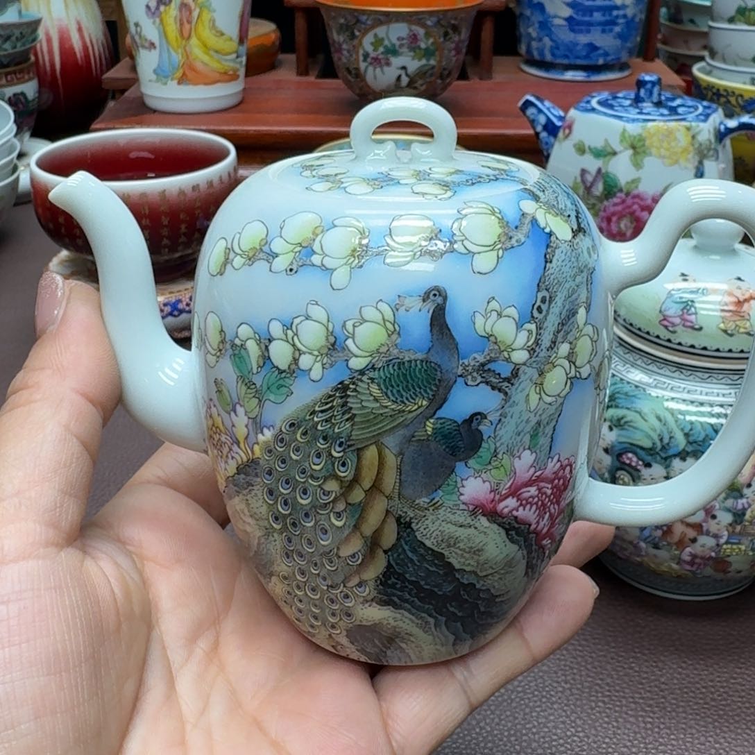 瓷片景德镇仿古手工制作精品展示
